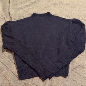 Madewell Puffsleeve Turtleneck Sweater